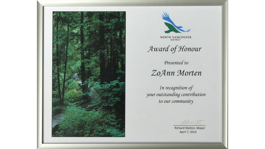 Zo Ann Morten's Awards